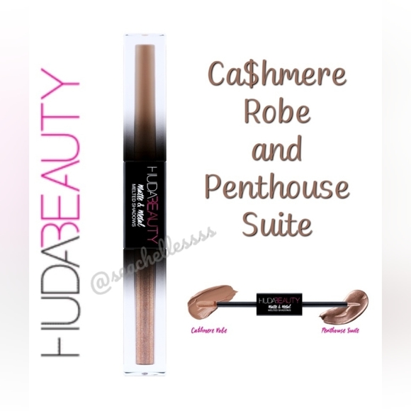 HUDA BEAUTY Makeup Huda Beauty Matte Metal Melted Shadows Cashmere